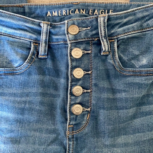 American Eagle next level stretch super hi-rise jeggings. Size 2 short (petite) - Picture 5 of 11